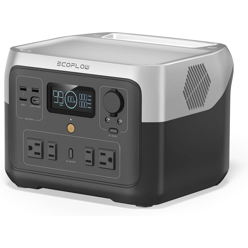 Portable Power Station - High-Capacity 512Wh Portable Power Station with