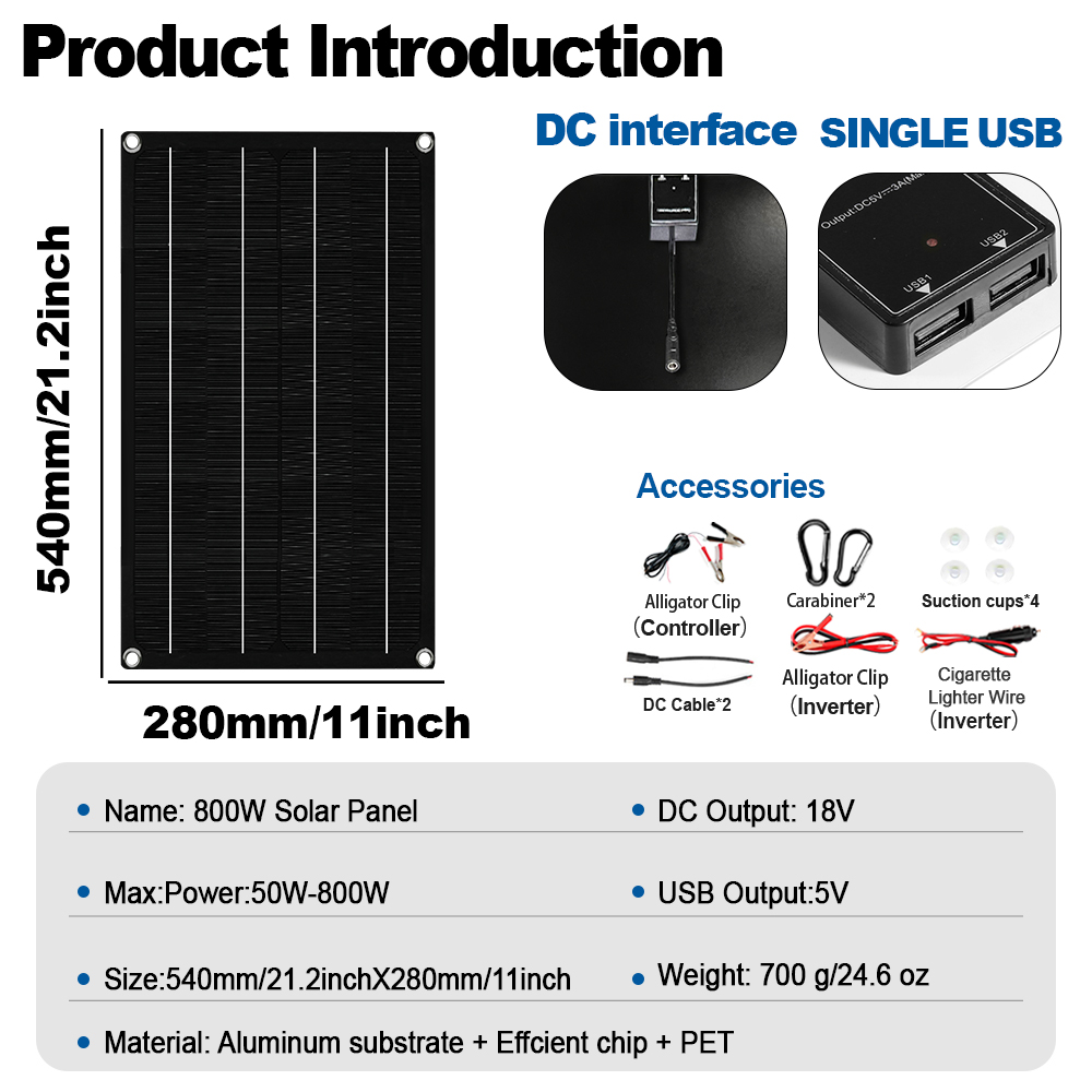 SOECOPO 7000W Peak Solar Syste - đánh giá và giá Solar Panel Monocrystalline