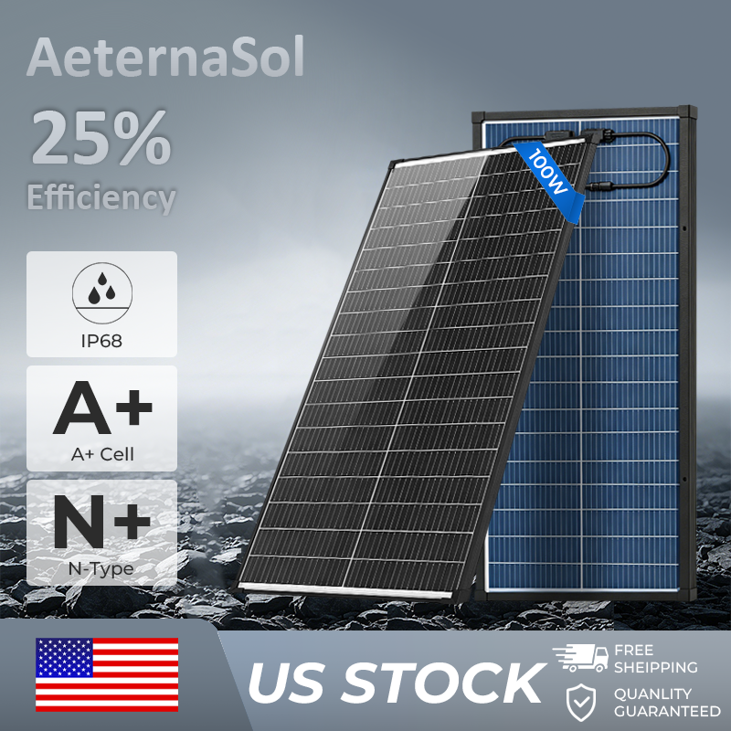 (US Stock 2-5 Days) AeternaSol - đánh giá và giá Solar Panel Monocrystalline