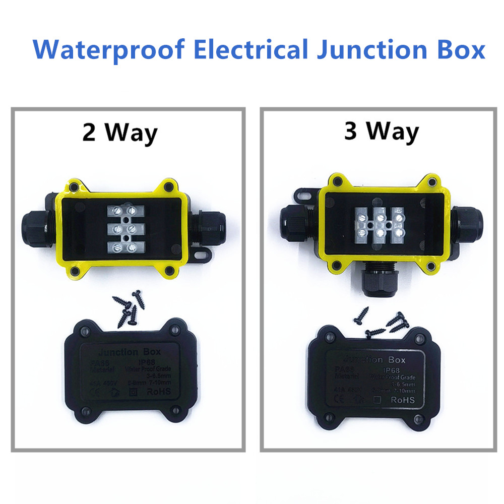 IP68 Waterproof Junction Box 2 - đánh giá và giá Cable Gland Waterproof