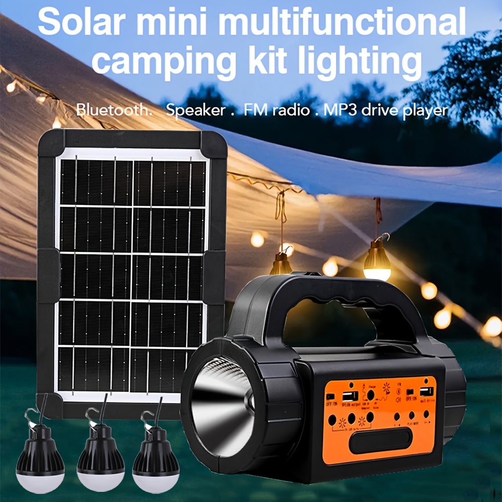 Solar Rechargeable Camping Lig - đánh giá và giá Portable Power Station