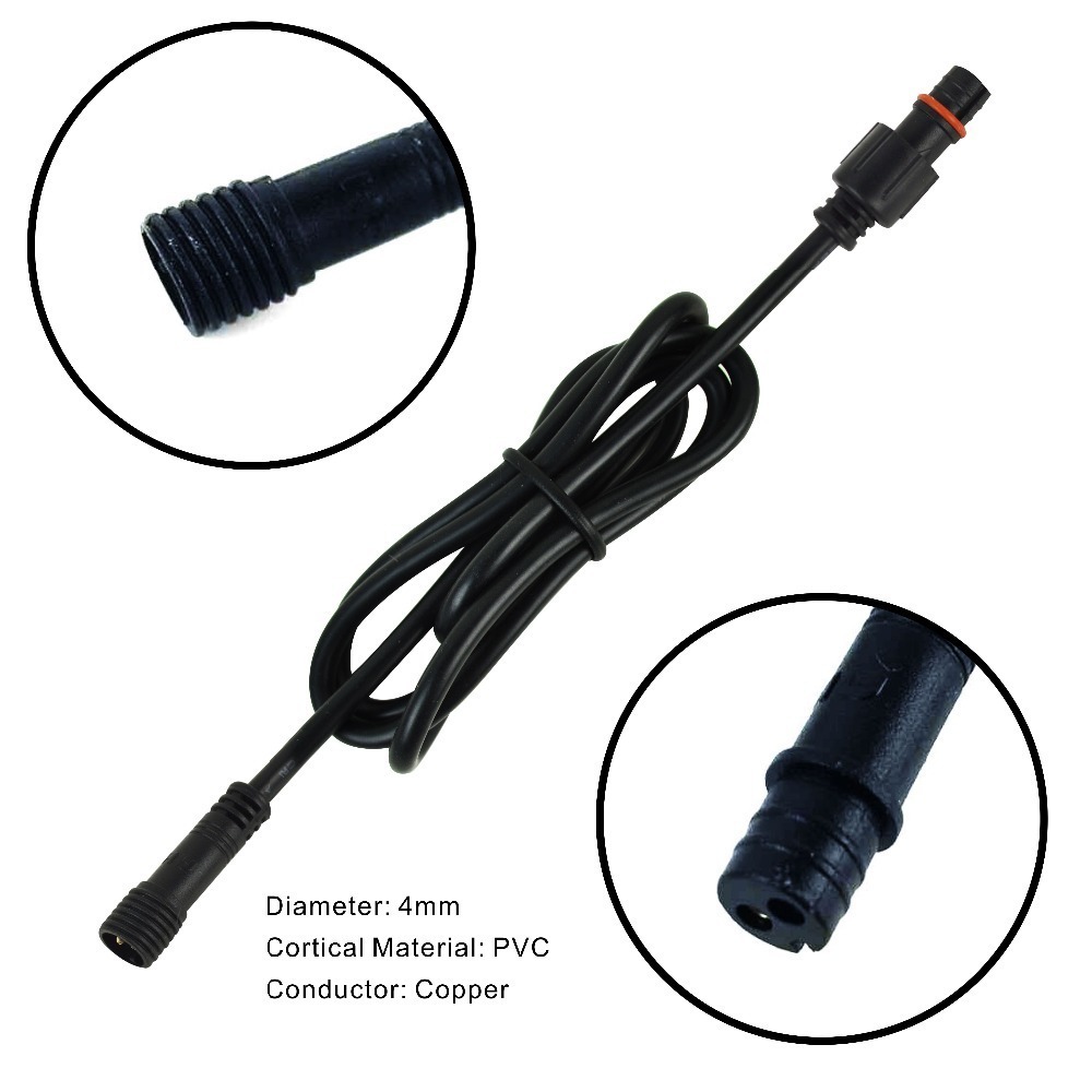 2pin DC LED Cable 1 Metre Exte - đánh giá và giá Cable Gland Waterproof