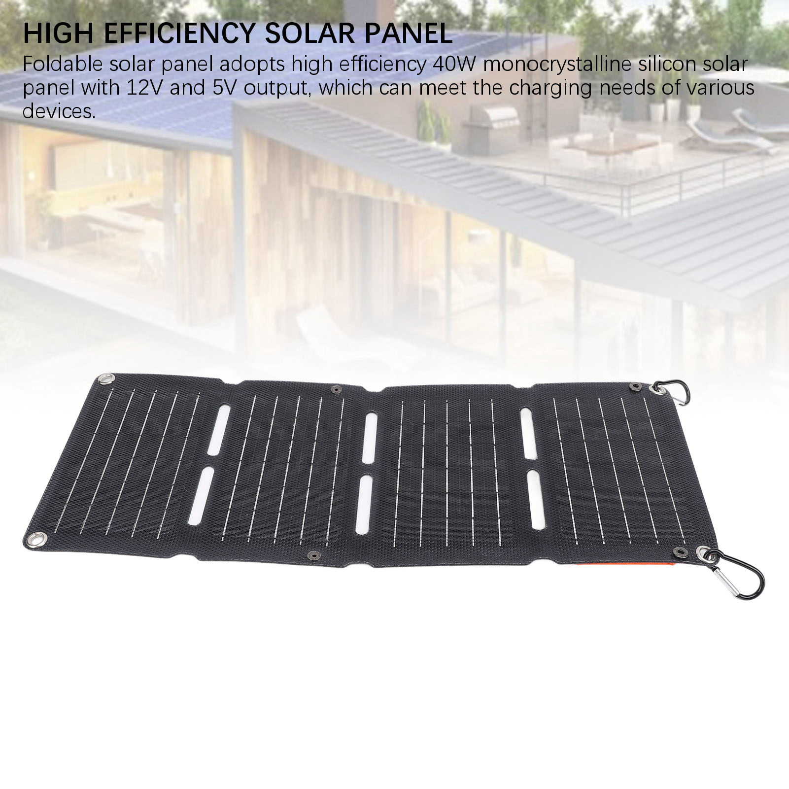 40W Foldable Solar Panel Monoc - đánh giá và giá Solar Panel Monocrystalline