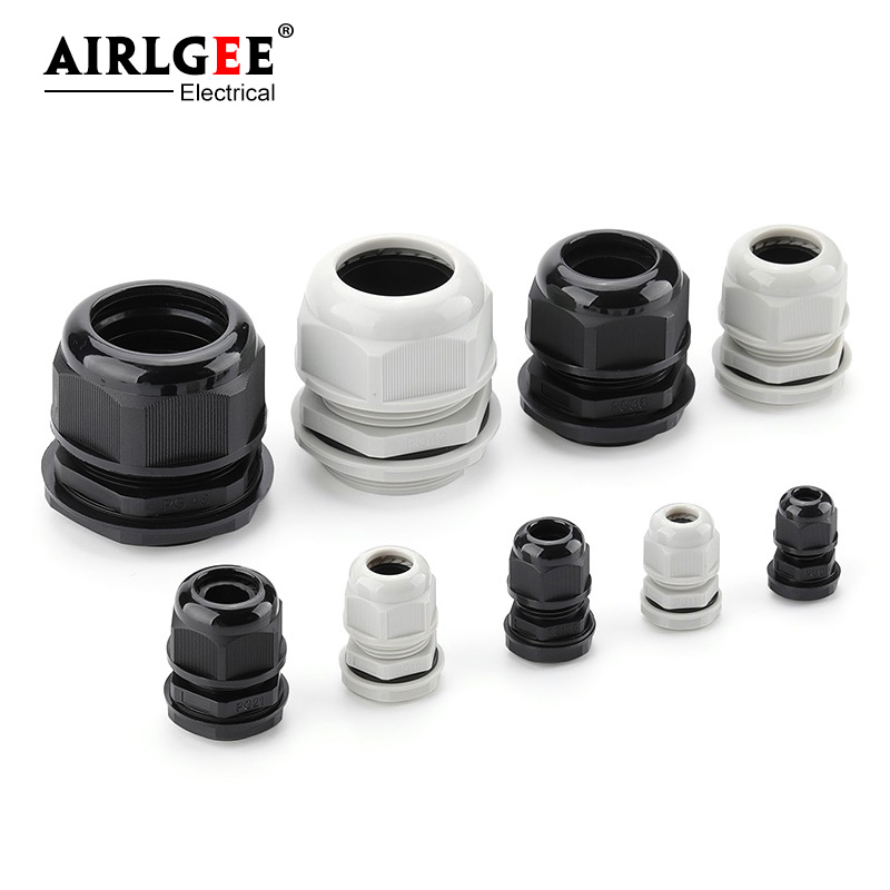 10Pcs White Black Nylon Plasti - đánh giá và giá Cable Gland Waterproof