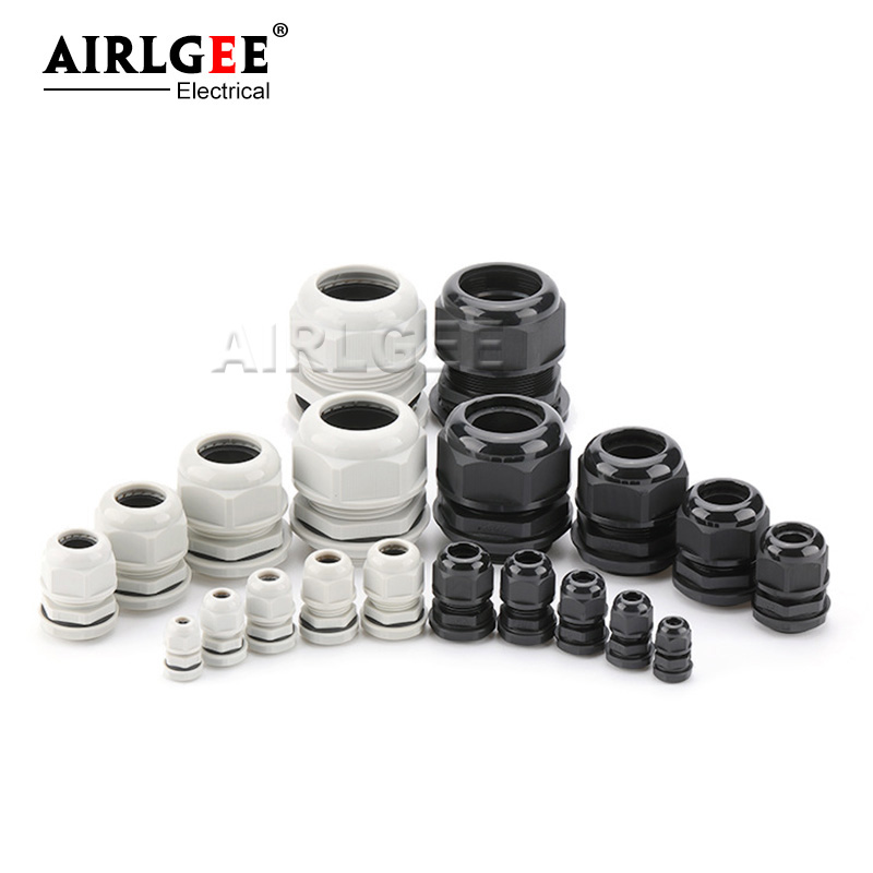 10Pcs White Black Nylon Plasti - đánh giá và giá Cable Gland Waterproof