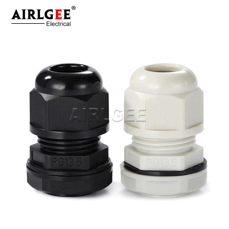10Pcs White Black Nylon Plasti - đánh giá và giá Cable Gland Waterproof