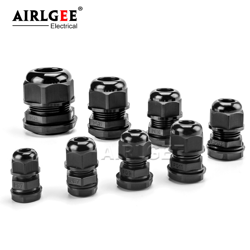 10Pcs White Black Nylon Plasti - đánh giá và giá Cable Gland Waterproof