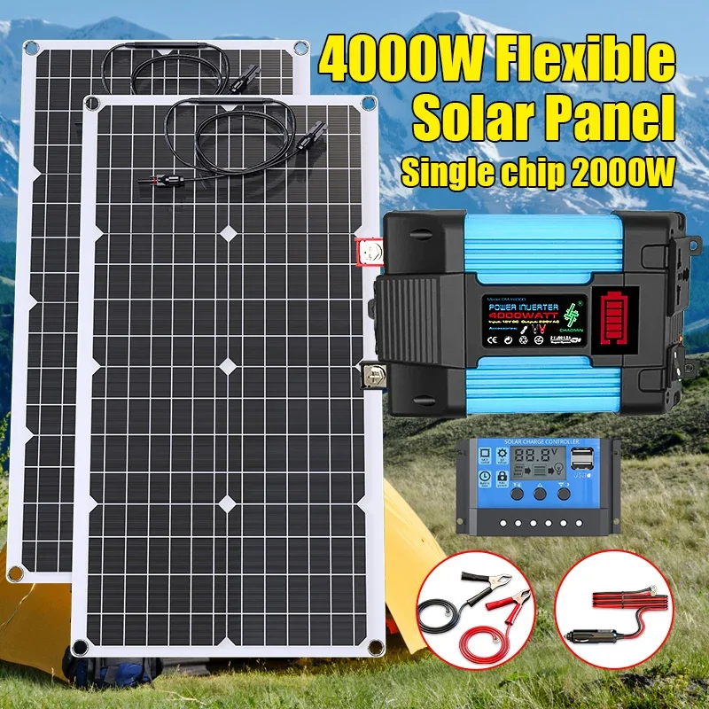 4000W Solar Panel Kit 12V To 1 - đánh giá và giá Solar Panel Monocrystalline
